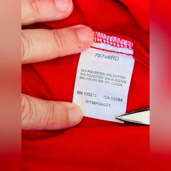 Vintage Wrangler Men red button up shirt L - Picture 6 of 7